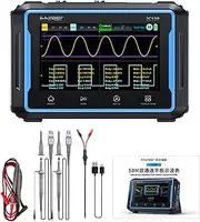 2C53P Dual-Channel Flat-Panel Digital oscilloscope Four-and-a-Half multimeter 12 Kinds of Adjustable Form Oscilloscope/multimeter/Three in one 4.3-inch Screen FFT Spectrum Analysis