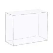Acrylic Display Case Plastic Box Cube Storage Box Clear 41x16x31cm