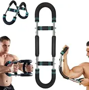 Twister Arm Exerciser Chest Workout,Adjustable 40-100lb Resistance Twister Arm Chest Exerciser,Portable Power Twister Bar,Detachable Power Twister Home Fitness Equipment for Enhancing Muscle Strength