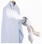 Salav HS-100: Duo Press Handheld Garment Steamer And Iron - Silver