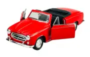 WELLY OLD TIMER 1957 PEUGEOT 403 RED 1:34 DIE CAST METAL MODEL NEW IN BOX