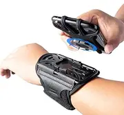 HLOMOM Wristband Phone Holder for Running, 360°Rotation & Detachable Sports Armband with Key Holder for iPhone 16/15/14/13/12/Pro/11 Pro Max/XS/XR/X/8/7/6, for Samsung Galaxy, Fits 4''-6.5''Phone(S)