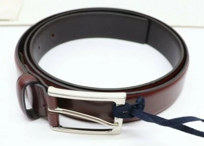NWT Roberto Cavalli Class CCG191 HXLPCL 3.0cm Men's Brown Leather Belt Size 90