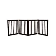 Dynamic Accents - 32 Inch 4 Panel Free Standing EZ Gate - Black