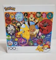 2020 Pokemon 100 Piece Buffalo Jigsaw Puzzle-Nintendo-Pikachu-Eevee