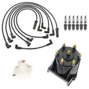 ACDelco Ignition Kit Distributor Rotor Cap Wire Spark Plugs for Chevy R10 V6