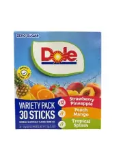 Dole Zero Sugar Powdered Drink Mix Variety Pack 30 Sticks Total