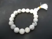 Howlite 10mm Beads Stretch Healing Power Bracelet Protection Gemstone Crystal