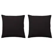 2PK Bianca Kahlani Chocolate Polyester European Pillowcase Cushion 65x65cm