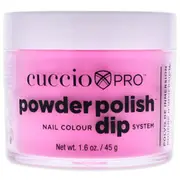 Cuccio Colour Pro Powder Polish Nail Colour Dip System - Dragon Fruit Sorbet For Women 1.6 oz Nail Powder