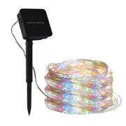 Christmas 200LEDs Solar Outdoor Decoration Fairy String Light - White