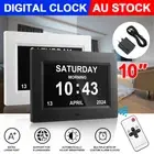 10"Large Digital Calendar Day Clock Seniors Elderly Dementia Black/White AU PLUG