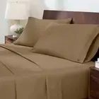 Egyptian Cotton 1000 Thread Count Solid Deep Pocket 4 Piece Bed Sheet Set