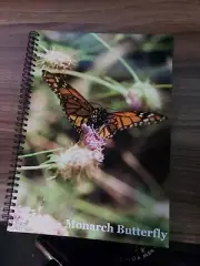 Spiral Notebook Journal Australian Monarch Butterfly notebook (A4)