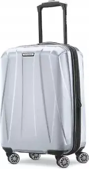 Samsonite Centric 2 Hardside Expandable Luggage w/ Spinners Silver Carry-On 20"