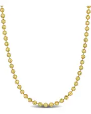 10K Italian Gold Ball Chain Necklace