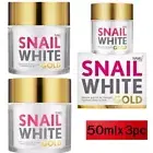 Snail White Gold cream with extract of snail 50ml X3pcs