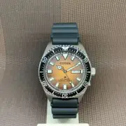 Citizen Promaster Marine NY0120-01Z Orange Analog Rubber Automatic Men's Watch