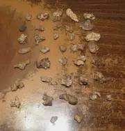 129 GM. WHOLESALE LOT OF 37 IMILAC PALLASITE METEORITES -RARE meteorite ; CHILE;