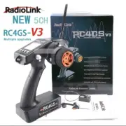 RadioLink RC4GS V3 2.4G 5CH 400M Range Remote Controller R6Fg Gyro Rc Boat Car