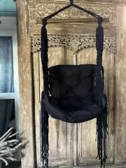 NEW BALI BOHO MACRAME Style Swinging Chair-Handmade Balinese Hamptons Chair
