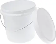 Ciieeo Household Sealed Plastic Bucket with Lid Food Grade Container for Long Term Storage for Pet Food Cleaning and Organization Needs