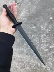 Custom British Army Fairbairn Sykes Commando Dagger Knife Boot Dagger WithSheath