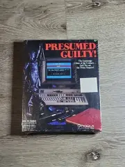 Presumed Guilty Cosmi 1989 IBM/PC - Sealed NEW Big Box 3.5" Disk Tandy