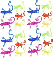 Stretchy Sticky Toys | Sticky Lizard Hand Fidget Toys Set | Colorful Window Crawler, Easter Basket Stuffers, Goodie Bag Fillers for Birthday Supplies