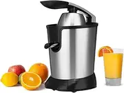 ABDULWEN Electric Citrus Juicer Squeezer for Effortless Juicing, Stainless Steel Orange Juicer with New Powerful Motor,350W Luxury Machine for Orange, Lemon and Grapefruit