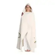 Forged in Fashion Hooded Sherpa Fleece Blanket