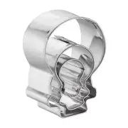 3Pcs Snowman Cookie Cutters Set Assorted Sizes Cookie Cutters Biscuit Mould