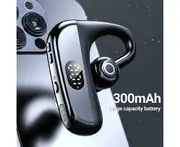 Z3 Bluetooth-compatible Earphone Digital Display Long Battery Life Ear Hook Sport Business Wireless Headphone for Car -Black