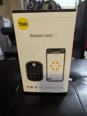 Yale Assure SL keypad with Bluetooth/WIFI Smart Lock - Black Suede YRD256-CBA
