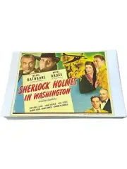 Sherlock Holmes In Washington, Basil Rathbone, Nigel Bruce Poster 11 x 17