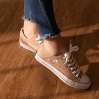 在飛比找momo購物網優惠-【SNOOPY 史努比】綁帶帆布鞋-咖(帆布鞋 經典 女鞋 