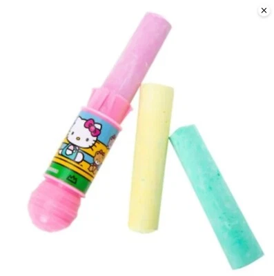 Hello Kitty Sanrio 3 Piece Jumbo Sidewalk Chalk Pen Set Brand New