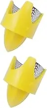 OKUMEYR 2pcs Lemon Peeler Lemon Zester Fruit Zester Peeler Orange Peeler Yellow