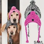 Dog Cat Dog Bandana Dog Hat Fashion Casual Winter Warm Breathable Soft Washable Comfortable Christmas Outdoor Halloween Casual Daily Dog Clothing for Bichon F