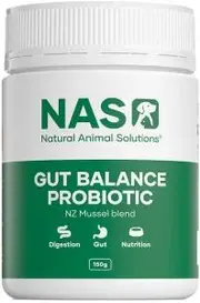 Natural Animal Solutions Gut Balance ProBiotic - NZ Mussel 150g