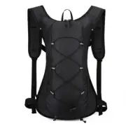 Black Outdoor Sports Hydration Backpack for Running, Hiking, and Cycling - Light