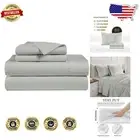 Luxurious Full Bed Sheet Set - 800 Thread Count Egyptian Cotton in Silver Grey