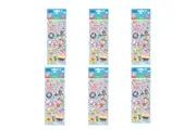 6x 3PK Peppa Pig Kids Children Puffy & Fun Sticker Sheets Scrapbook Decals 3y+