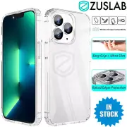 For Apple iPhone 13 Pro Max mini Case Zuslab Crystal Clear Slim Shockproof Cover