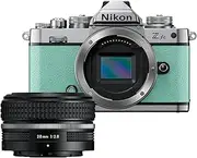 Nikon Z fc Mirrorless Camera (Mint Green) + NIKKOR Z 28mm f/2.8 Lens Kit