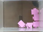 LEGO Parts - Pink Brick 1 x 1 w Stud on 1 Side - No 87087 - QTY 5