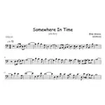 (大提琴譜/樂譜) JOHN BARRY - SOMEWHERE IN TIME /CELLO SHEET