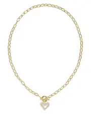 Kendra Scott Ari Heart Toggle Clasp Pendant Necklace, 17