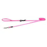 Rogz Classic Reflective Dog Safety Lead Pink Small