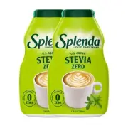 Stevia Liquid Sweetener Drops, Zero Calorie, 3.38 Fl Oz, Pack of 2